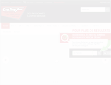 Tablet Screenshot of gsfracing.com